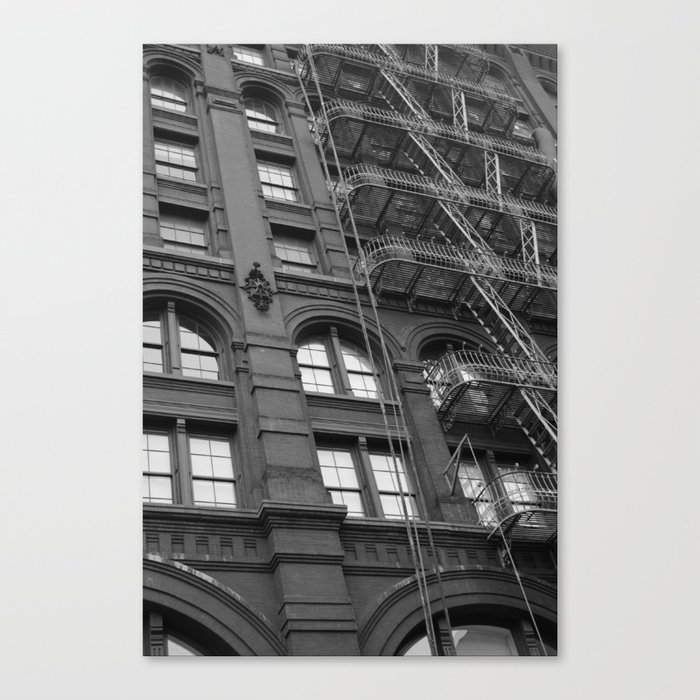 Windows and Stairs Canvas Print
