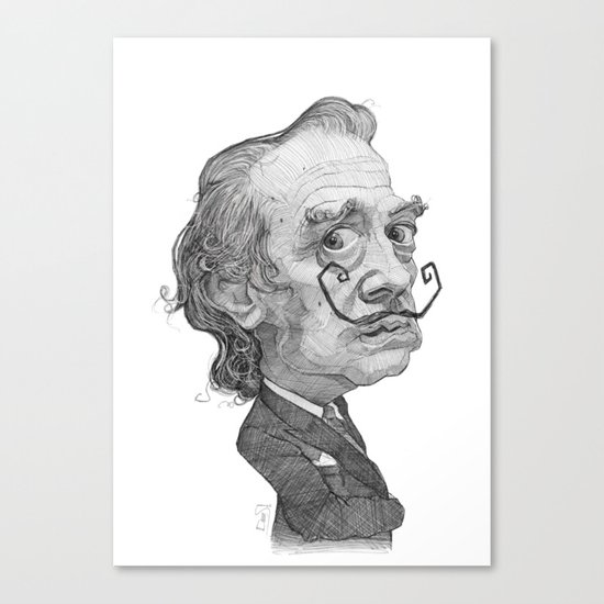 Salvador Dali Canvas Print