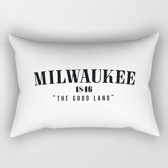 Milwaukee — The Good Land Rectangular Pillow