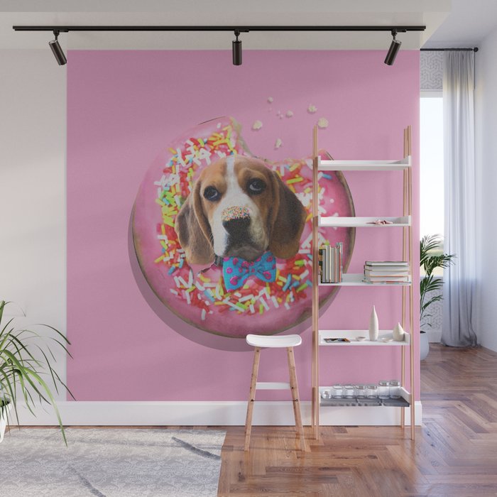 Doggy Donut Wall Mural