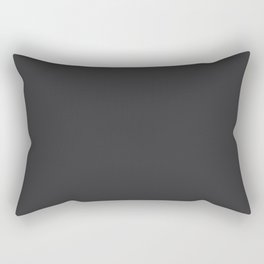 Carbon Gray Rectangular Pillow