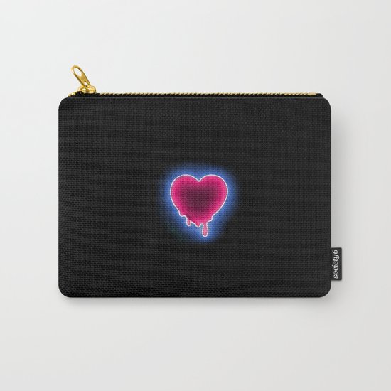 Heart // Neon Carry-All Pouch