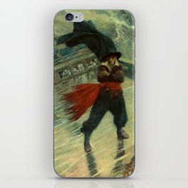 The Flying Dutchman, 1900 by Howard Pyle iPhone Skin