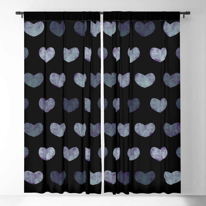 Cute Hearts Blackout Curtain By, Cute Blackout Curtains