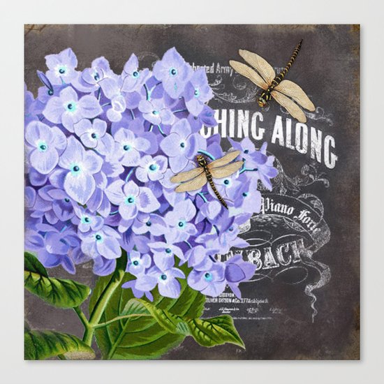 Vintage Flowers #4 Canvas Print