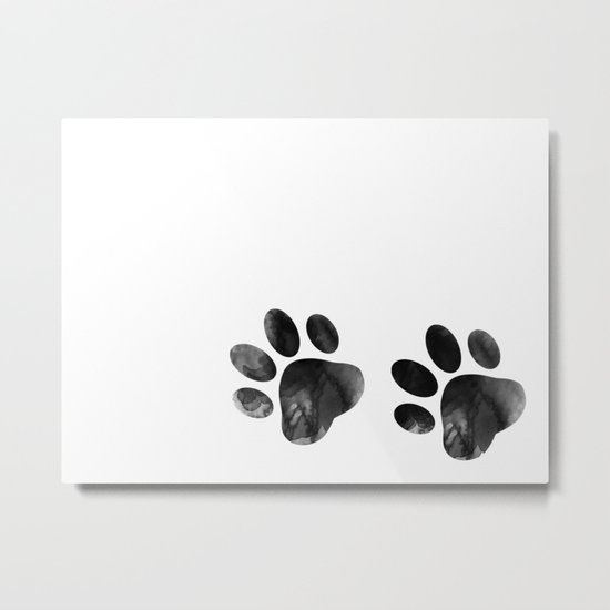 Cat's footprints Metal Print
