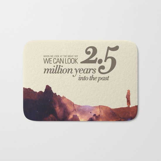 LOOK INTO THE PAST - Andromeda | Space | Time | Stars | Science | Planets | Million | Years | Travel Bath Mat