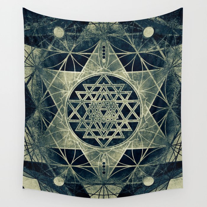 Sacred geometry wall tapestry sales