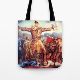 American Masterpiece, Abolitionist John Brown, Tragic Prelude American West portrait painting by John Steuart Curry Tote Bag