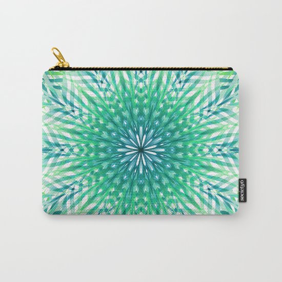 Palm Leaf Mandala Carry-All Pouch