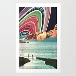 Saturn Strobe Art Print