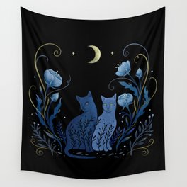 Two Cats Wall Tapestry