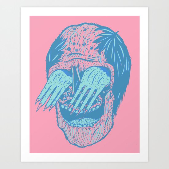 Hand/Eye Art Print