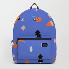 Home Outdoors Backpack | Hiking, Graphicdesign, Woods, Digital, Tent, Salmon, Bear, Outdoors, Fox, Camping 