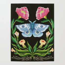 Magical moth Poster
