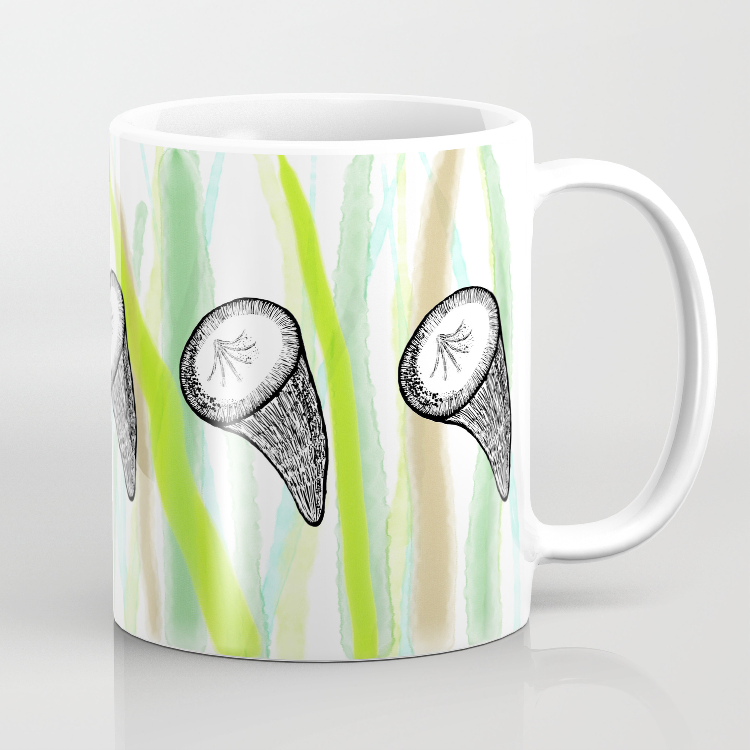 Fossil Cup Coral Coffee Mug by Åsa Stenström | Society6