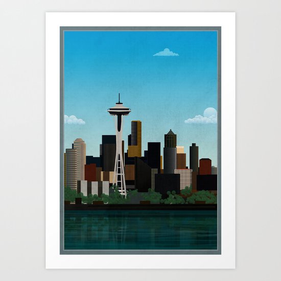 Seattle Art Print