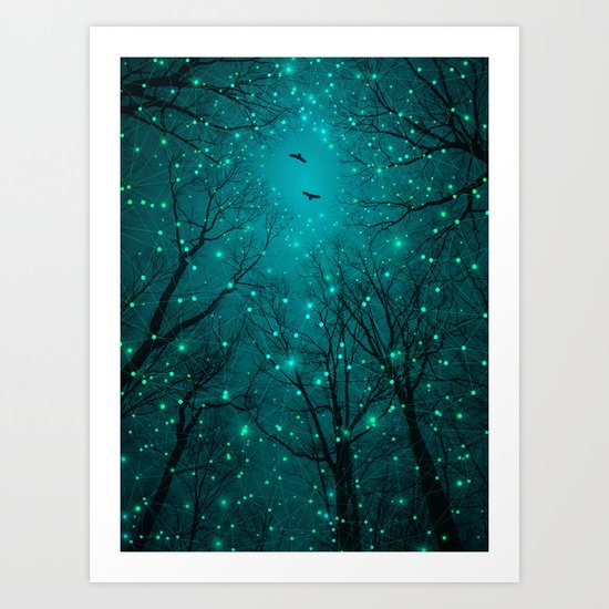 One by One, the Infinite Stars Blossomed Art Print