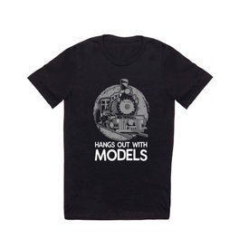 Train Trains Model Railroad Railway Gift T-shirt