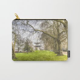 The Pagoda Battersea Park London Art Carry-All Pouch | Architecture, Landscape, Mixed Media, Photo 