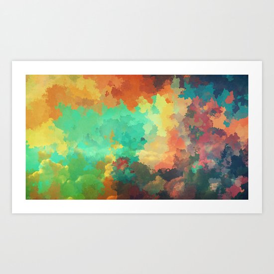 Cloudy in Paradise Art Print