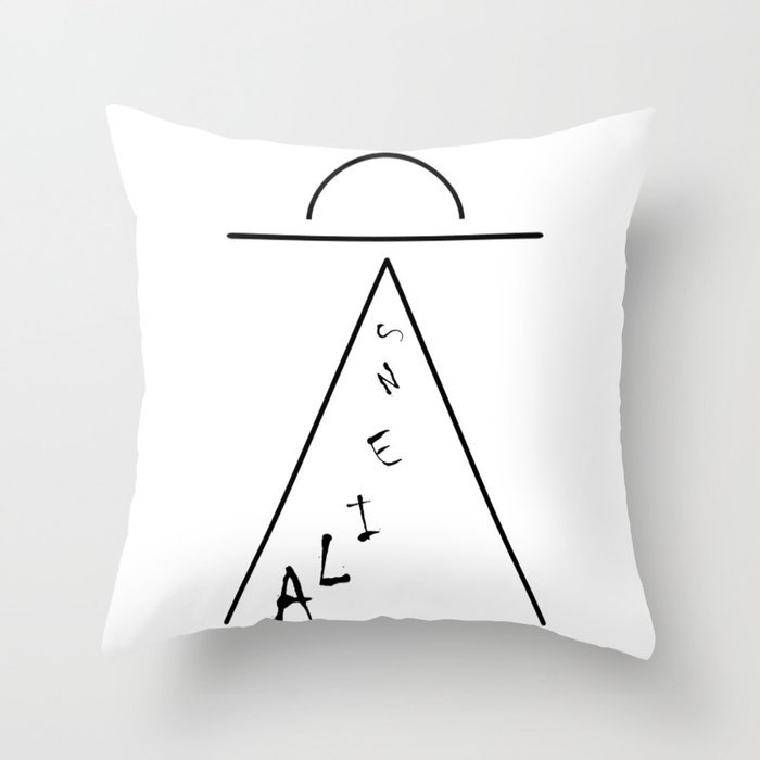 Aliens Throw Pillow