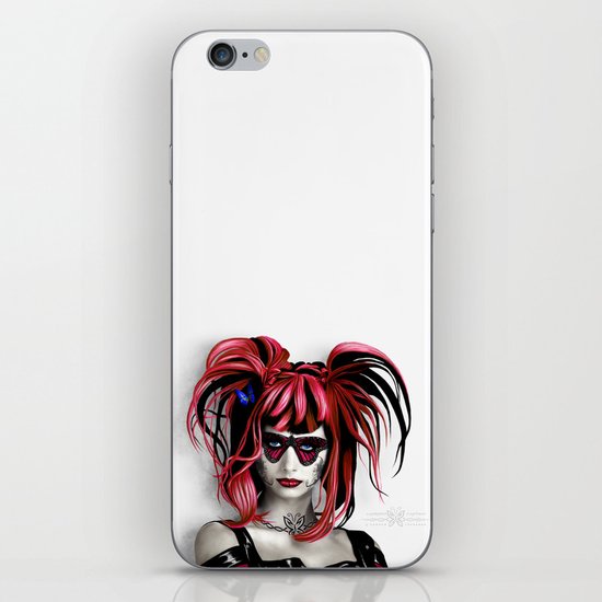 A Real Butterfly Girl iPhone & iPod Skin