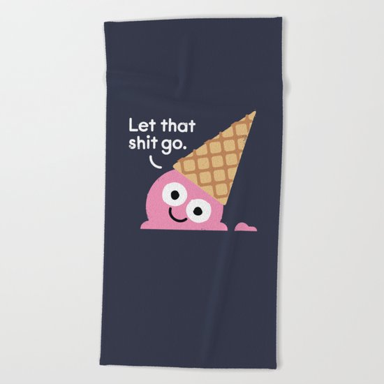 Frozen Beach Towel