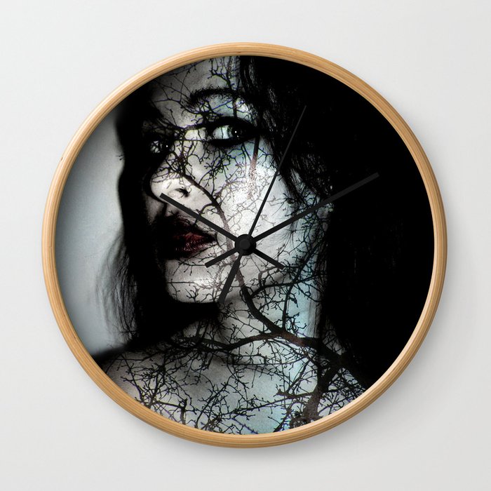 Forest Ghosts Wall Clock