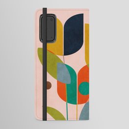floral shapes III Android Wallet Case