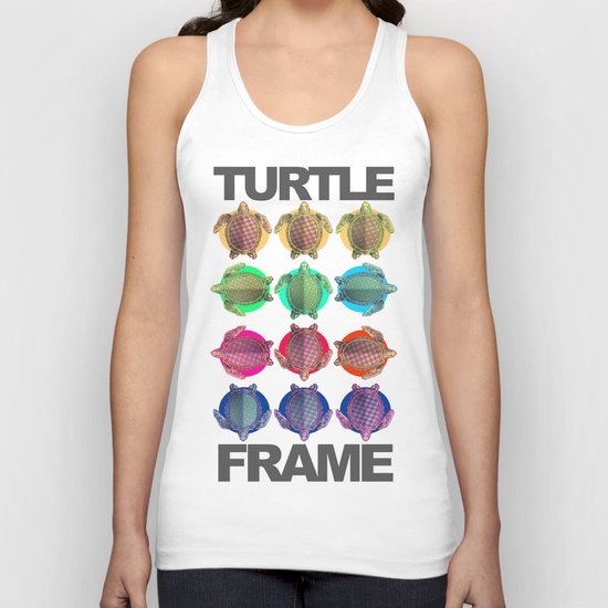 Turtle Frame Unisex Tank Top