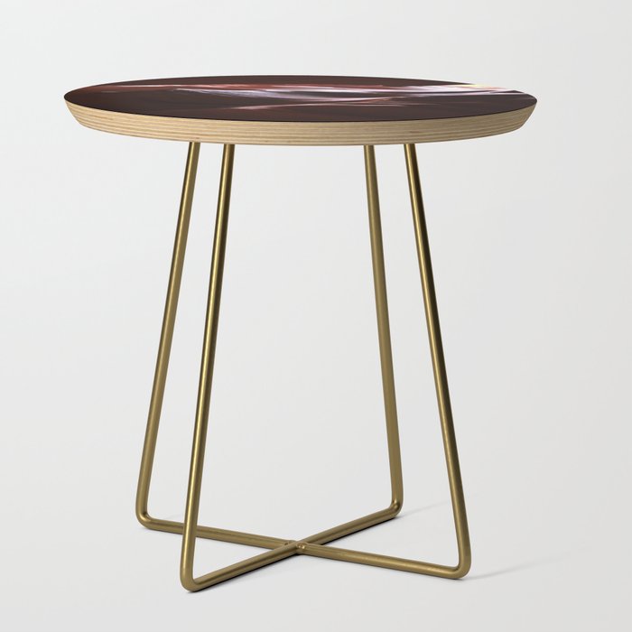 Sweeping Light Side Table