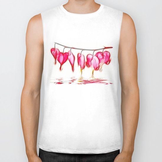 Bleeding Hearts Biker Tank