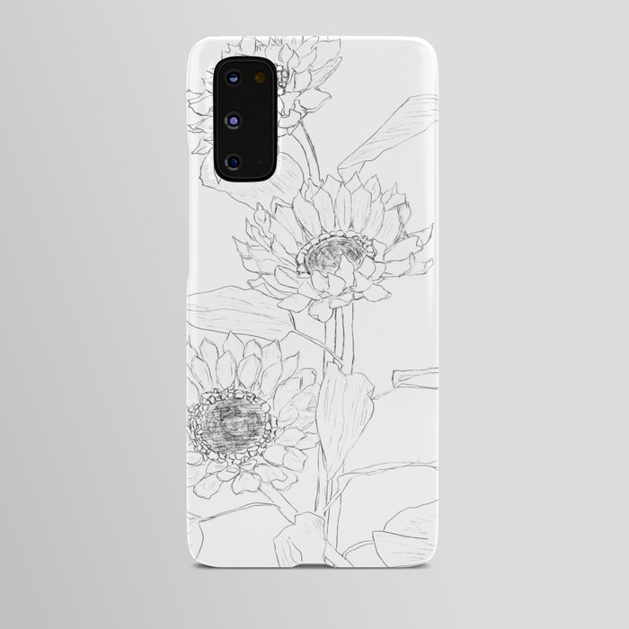 Sunflower Line Sami Android Case