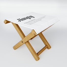 Hangry Definition Folding Stool