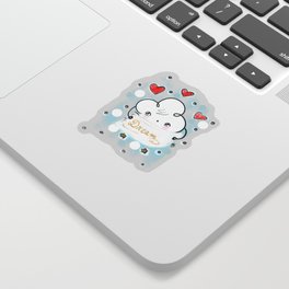 Cute cloud illustration - Dream Sticker