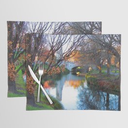 New Zealand Photography - Avon River In The Autumn Evening Placemat