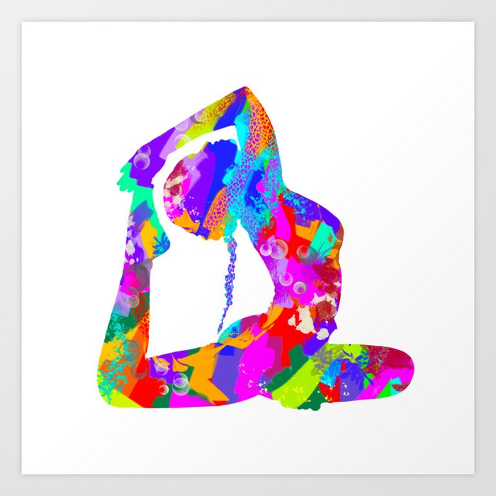 Yoga Pose II Art Print