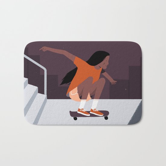 Skate Girls Series Bath Mat