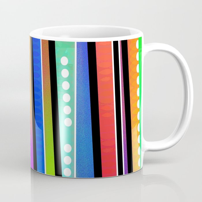 Rainbow lines Coffee Mug