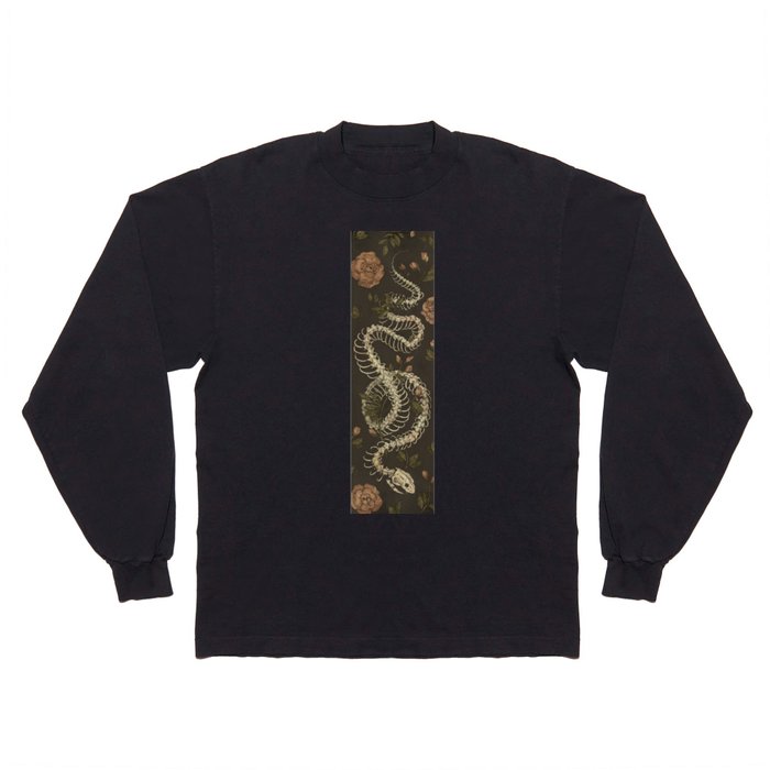 Snake Skeleton Long Sleeve T Shirt