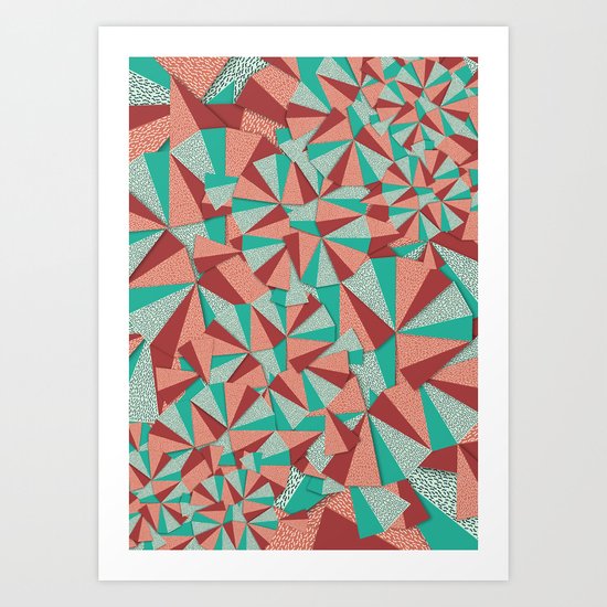 Marsala Pattern Art Print