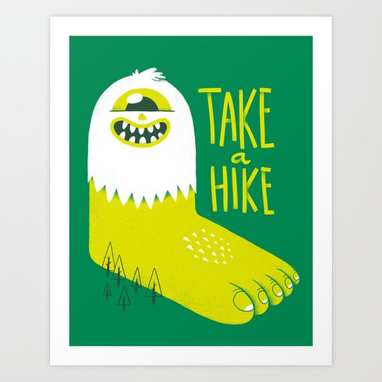 Advice Bigfoot Art Print