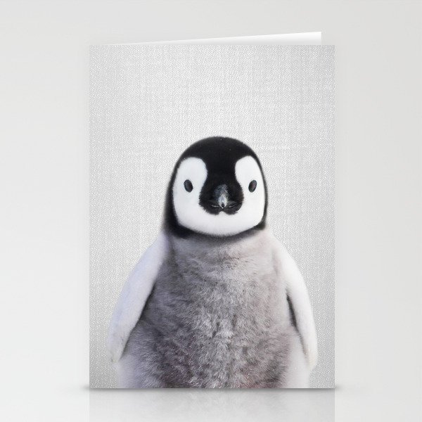 Baby Penguin - Colorful Stationery Cards