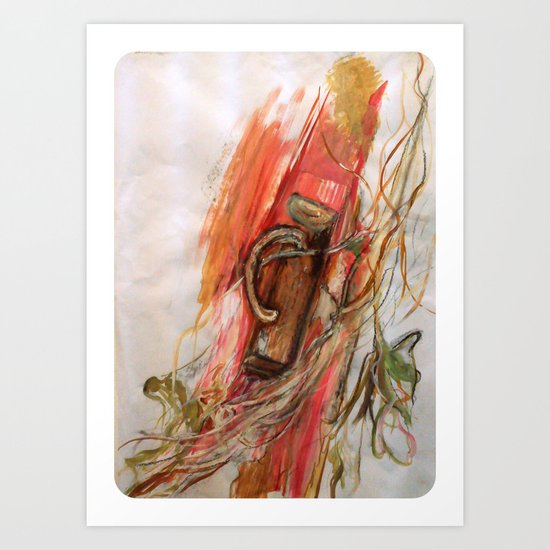 Large Scale Mixed Media Art Print
