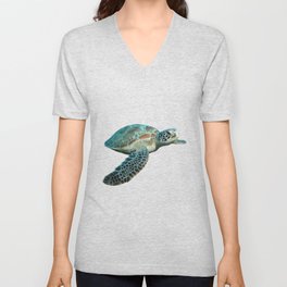 Sea Turtle V Neck T Shirt