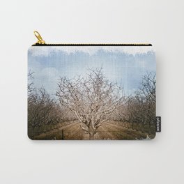 The Speeding Tree Carry-All Pouch | Sky, Tree, Photo, Landscape, Nature, Trees, Paintlike, Dirt, Fade 