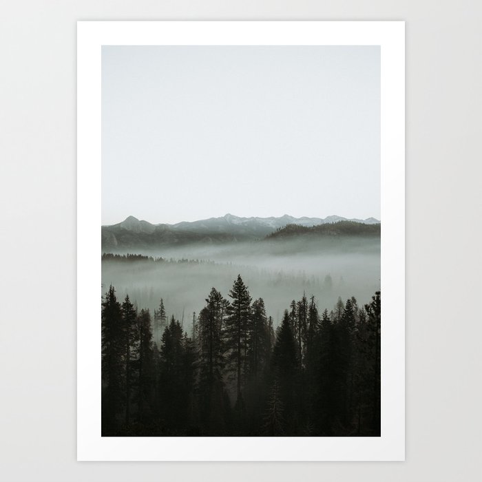 Smokey Mountains Art Print
