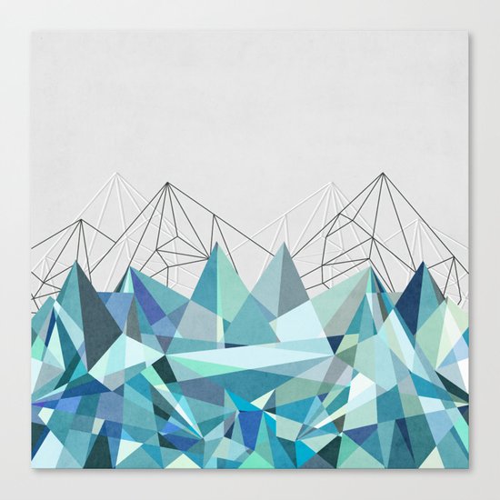 Colorflash 3 Turquoise Canvas Print