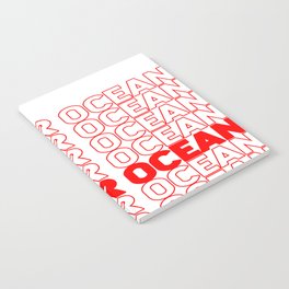 Save Our Oceans - Plastic Bag Notebook